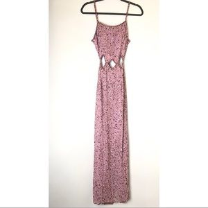 Scala blush pink Sequin backless prom pageant gown